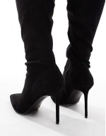 Curve Kathryn high-heeled over the knee boots in micro
