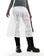 Switch Up fluffy fur knee boots with buckles in black