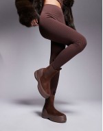 Moonboot unisex Luna chelsea boots in brown