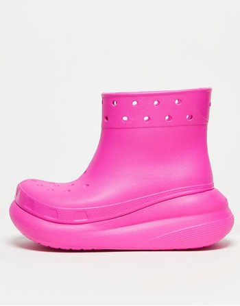 Unisex Crush rain boot in pink