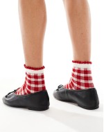 Joselie ballet flats in black  leather