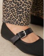 Lou mary jane ballets in black